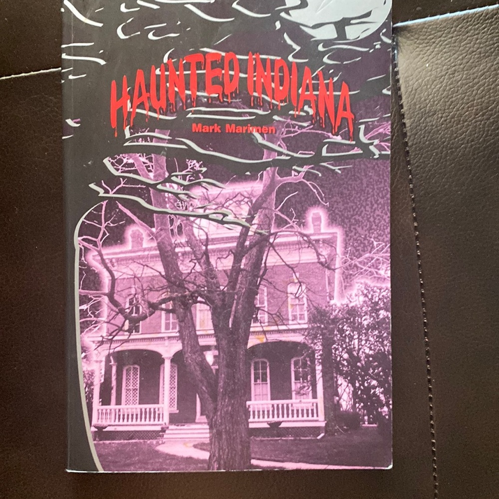 Haunted Indiana Paperback non-fiction book by Mark Marimen copyright 1997